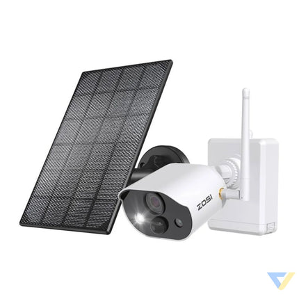 Outdoor IP camera with solar panel ZOSI C306Pro WiFi 3MP IP66 IP cameras