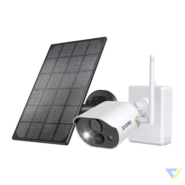 Outdoor IP camera with solar panel ZOSI C306Pro WiFi 3MP IP66 IP cameras
