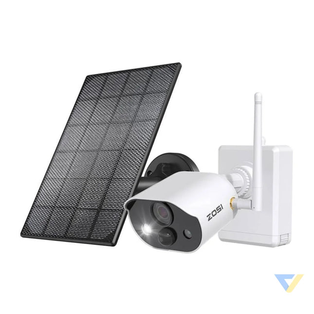 Outdoor IP camera with solar panel ZOSI C306Pro WiFi 3MP IP66 IP cameras