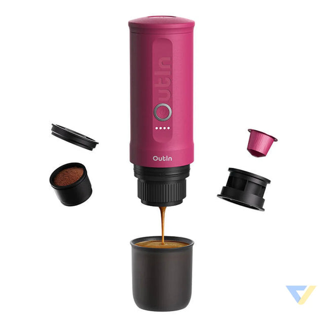 Outin Nano 7500mAh Portable Coffee Maker (Red) Coffee makers