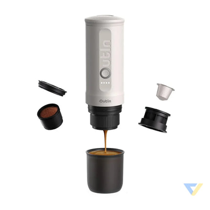 Outin Nano 7500mAh Portable Coffee Maker (White) Coffee makers