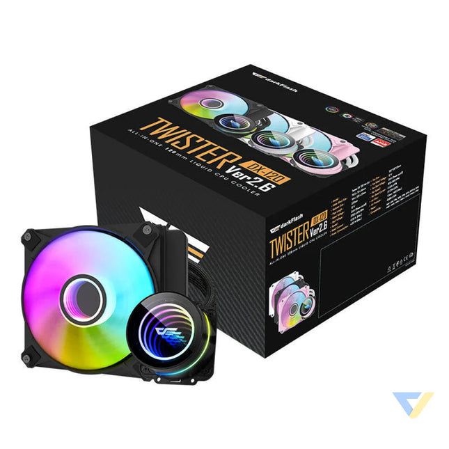 PC water cooling Darkflash DX120 V2.6 (black) Water cooling