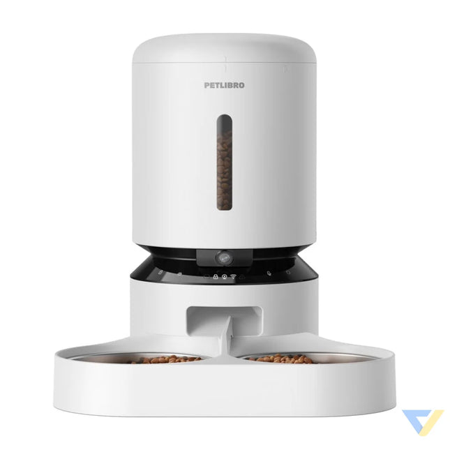 Petlibro Granary camera feed dispenser with double bowl 5L (white) Bowls