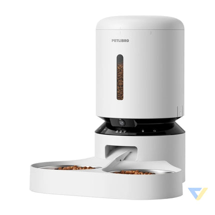 Petlibro Granary camera feed dispenser with double bowl 5L (white) Bowls