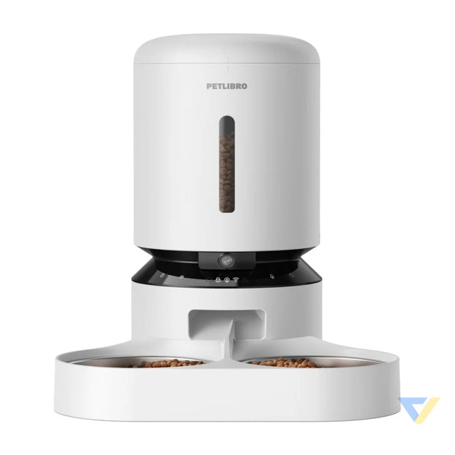 Petlibro Granary camera feed dispenser with double bowl 5L (white) Bowls
