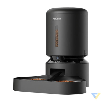 Petlibro Granary camera food dispenser with double bowl 5L (black) Bowls