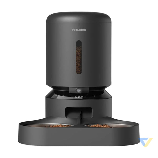 Petlibro Granary camera food dispenser with double bowl 5L (black) Bowls