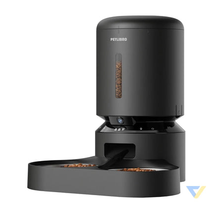 Petlibro Granary camera food dispenser with double bowl 5L (black) Bowls