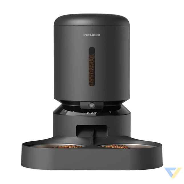 Petlibro Granary camera food dispenser with double bowl 5L (black) Bowls