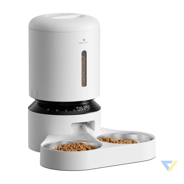 Petlibro Granary food dispenser with double bowl 5L (white) Bowls
