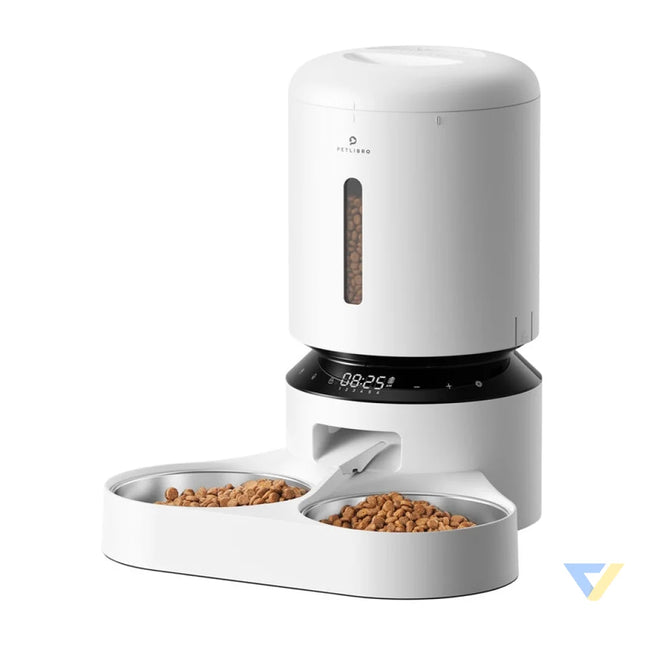 Petlibro Granary food dispenser with double bowl 5L (white) Bowls