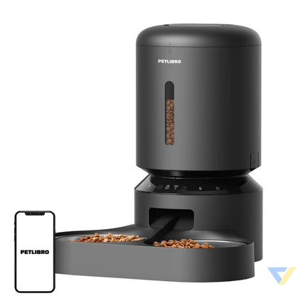 Petlibro Granary food dispenser with double bowl Wifi 5L(black) Bowls