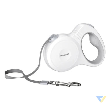 Petsuper Dog Automatic Retractable Leash 5m (white) Walking and transportation
