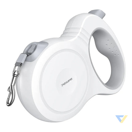 Petsuper Dog Automatic Retractable Leash 5m (white) Walking and transportation