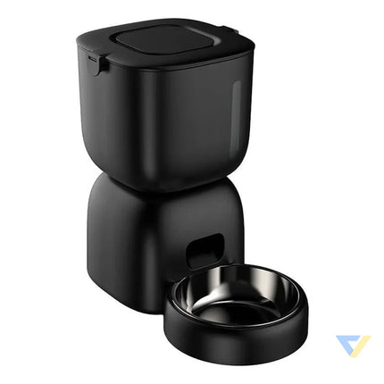 Petwant F14 L(BAS) Automatic Feed Dispenser Wifi Black Bowls