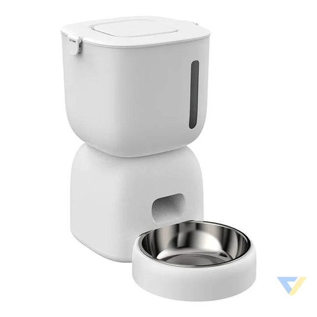 Petwant F14 L(BAS) Automatic Feed Dispenser Wifi White Bowls