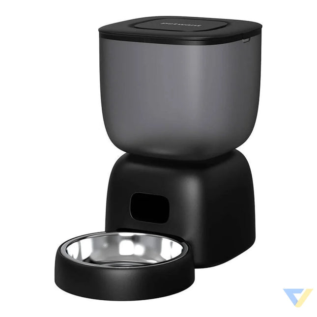 Petwant F14L 3L Smart Feed Dispenser Black Bowls