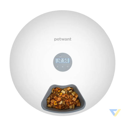 PetWant F6 intelligent 6 chamber food dispenser Bowls