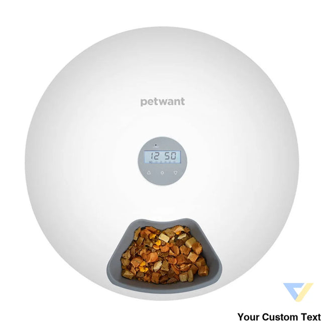 PetWant F6 intelligent 6 chamber food dispenser Bowls