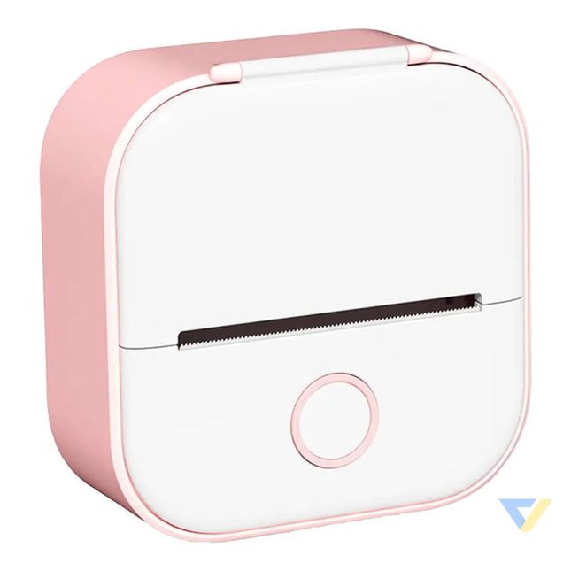 Phomemo T02 portable label printer pink and white Label printers