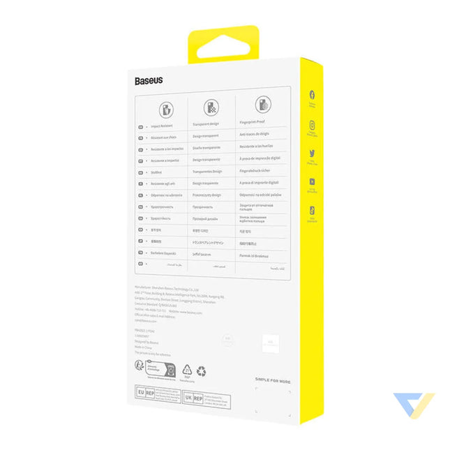 Phone Case for iP 13 PRO Baseus OS Lucent Series (Clear) Protective cases for smartphones
