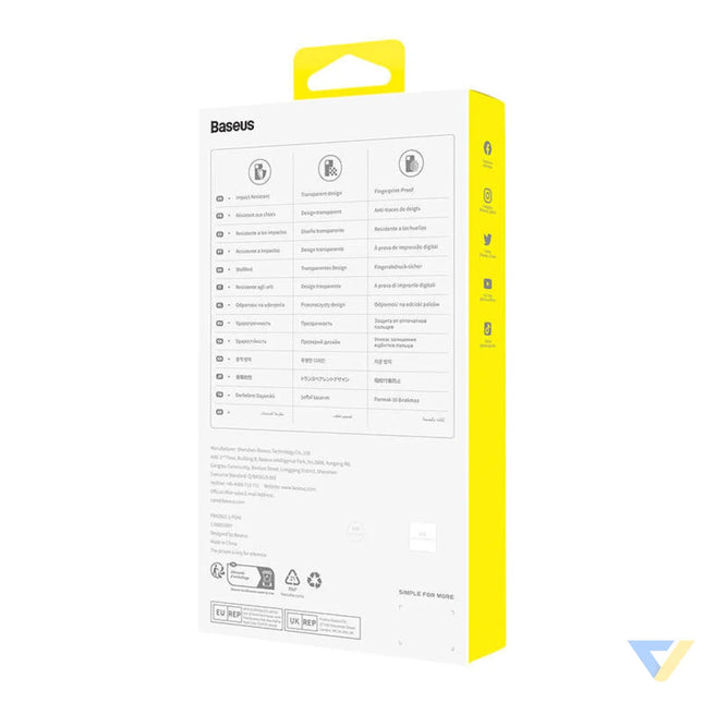 Phone Case for iP 13 PRO Baseus OS Lucent Series (Clear) Protective cases for smartphones