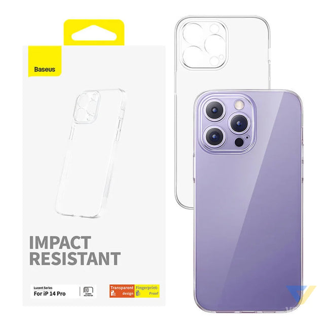 Phone Case for iP 14 PRO Baseus OS Lucent Series (Clear) Protective cases for smartphones