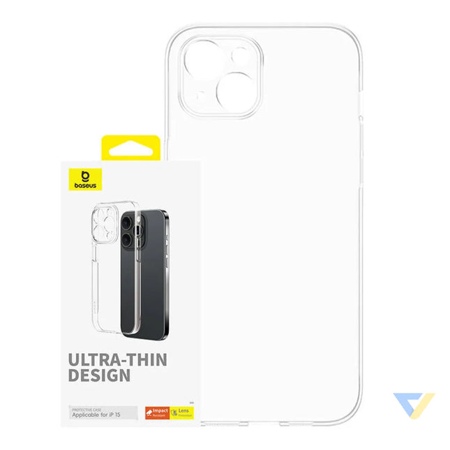 Phone Case for iPhone 15 Baseus OS Lucent Series (Clear) Protective cases for smartphones