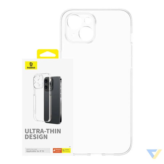 Phone Case for iPhone 15 Baseus OS Lucent Series (Clear) Protective cases for smartphones