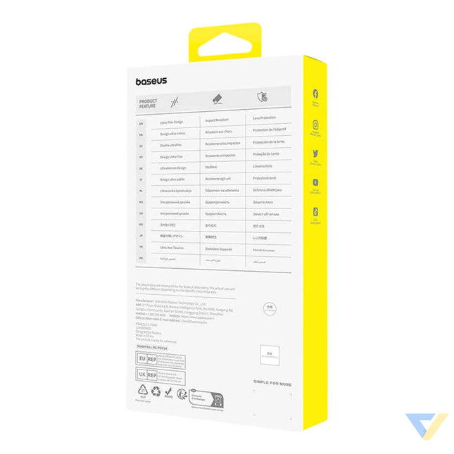 Phone Case for iPhone 15 Baseus OS Lucent Series (Clear) Protective cases for smartphones