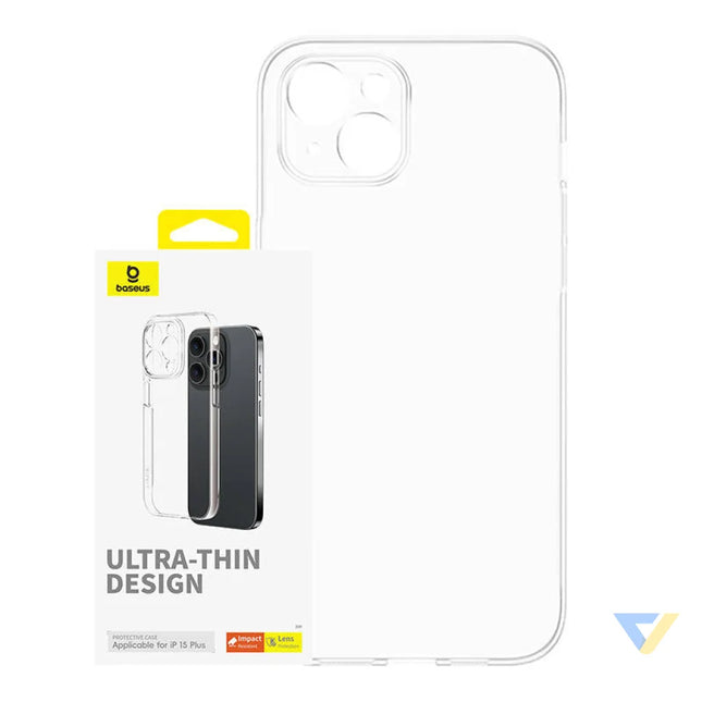 Phone Case for iPhone 15 Plus Baseus OS Lucent Series (Clear) Protective cases for smartphones