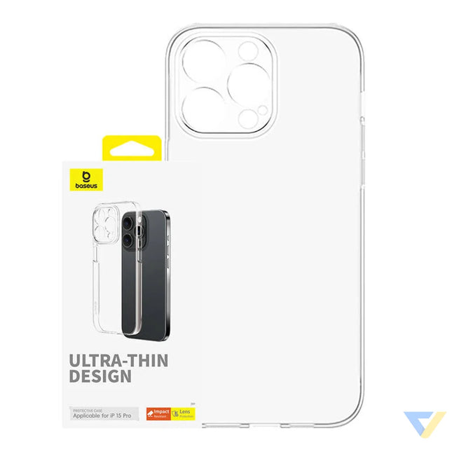 Phone Case for iPhone 15 Pro Baseus OS Lucent Series (Clear) Protective cases for smartphones