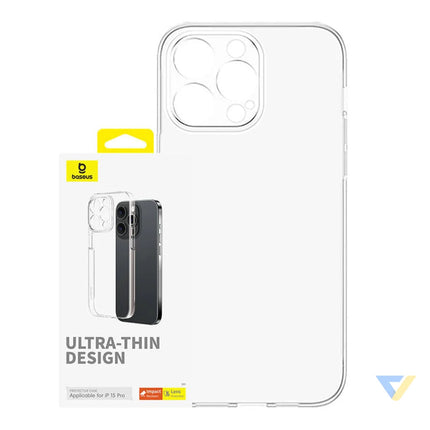 Phone Case for iPhone 15 Pro Baseus OS Lucent Series (Clear) Protective cases for smartphones