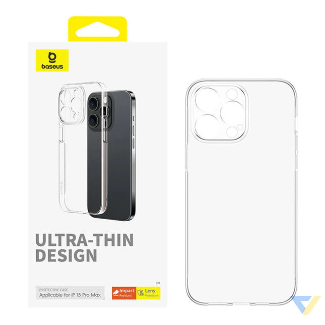Phone Case for iPhone 15 ProMax Baseus OS Lucent Series (Clear) Protective cases for smartphones