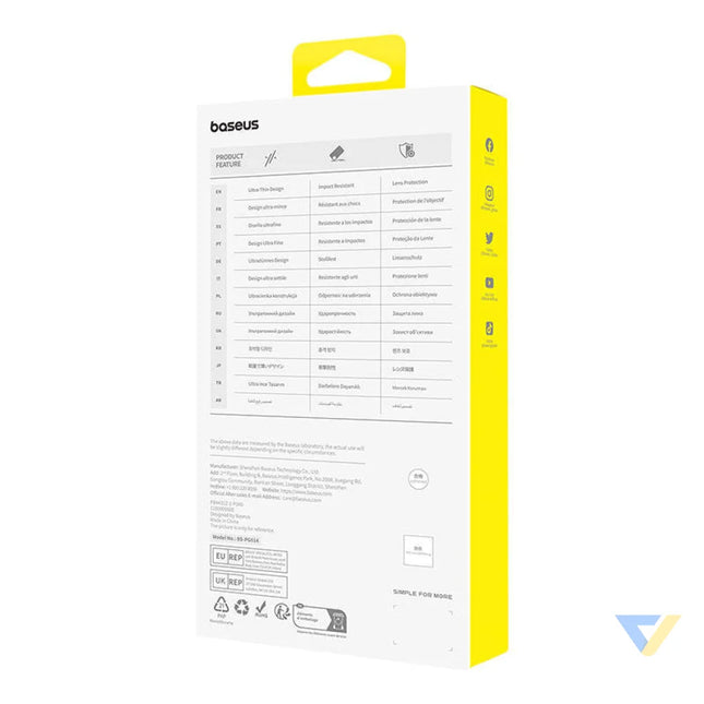 Phone Case for iPhone 15 ProMax Baseus OS Lucent Series (Clear) Protective cases for smartphones
