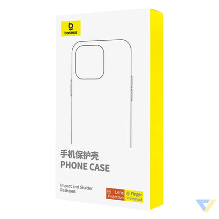 Phone Case with Stand Baseus SkyRing 360° for iP 15 + tempered glass and cleaning kit (black) Protective cases for
