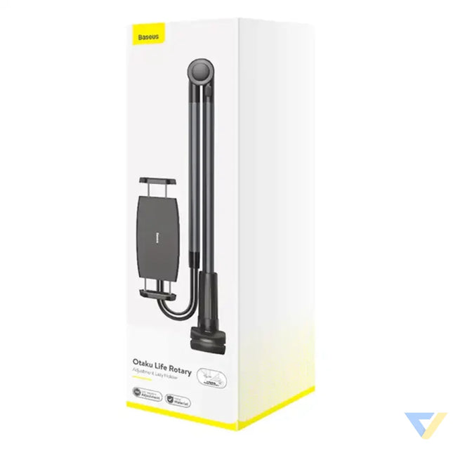 Phone / tablet rotary clip holder Baseus Otaku Life Rotary Pro (gray) Bases and stands