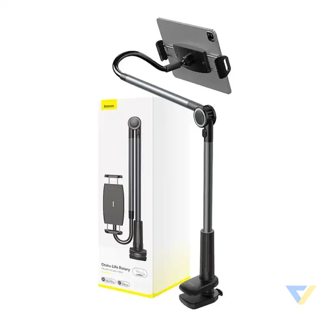 Phone / tablet rotary clip holder Baseus Otaku Life Rotary Pro (gray) Bases and stands