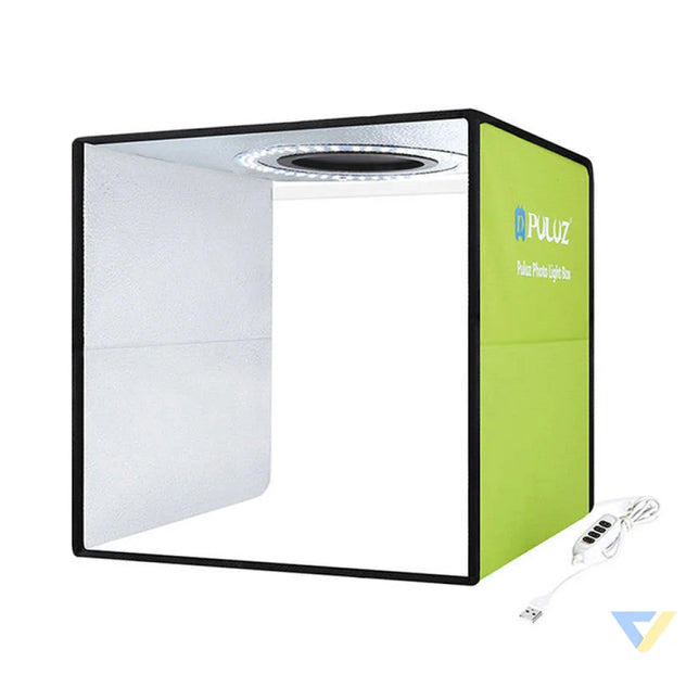 Photo studio Puluz LED 30cm PU5032G Shadowless tents
