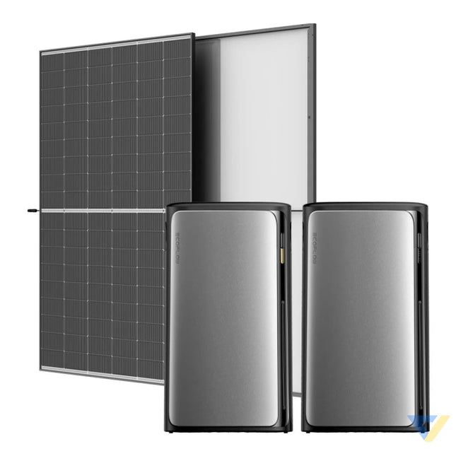 Photovoltaics with energy storage 3.84kWh EcoFlow STREAM Ultra 2K 2040W. Balcony systems