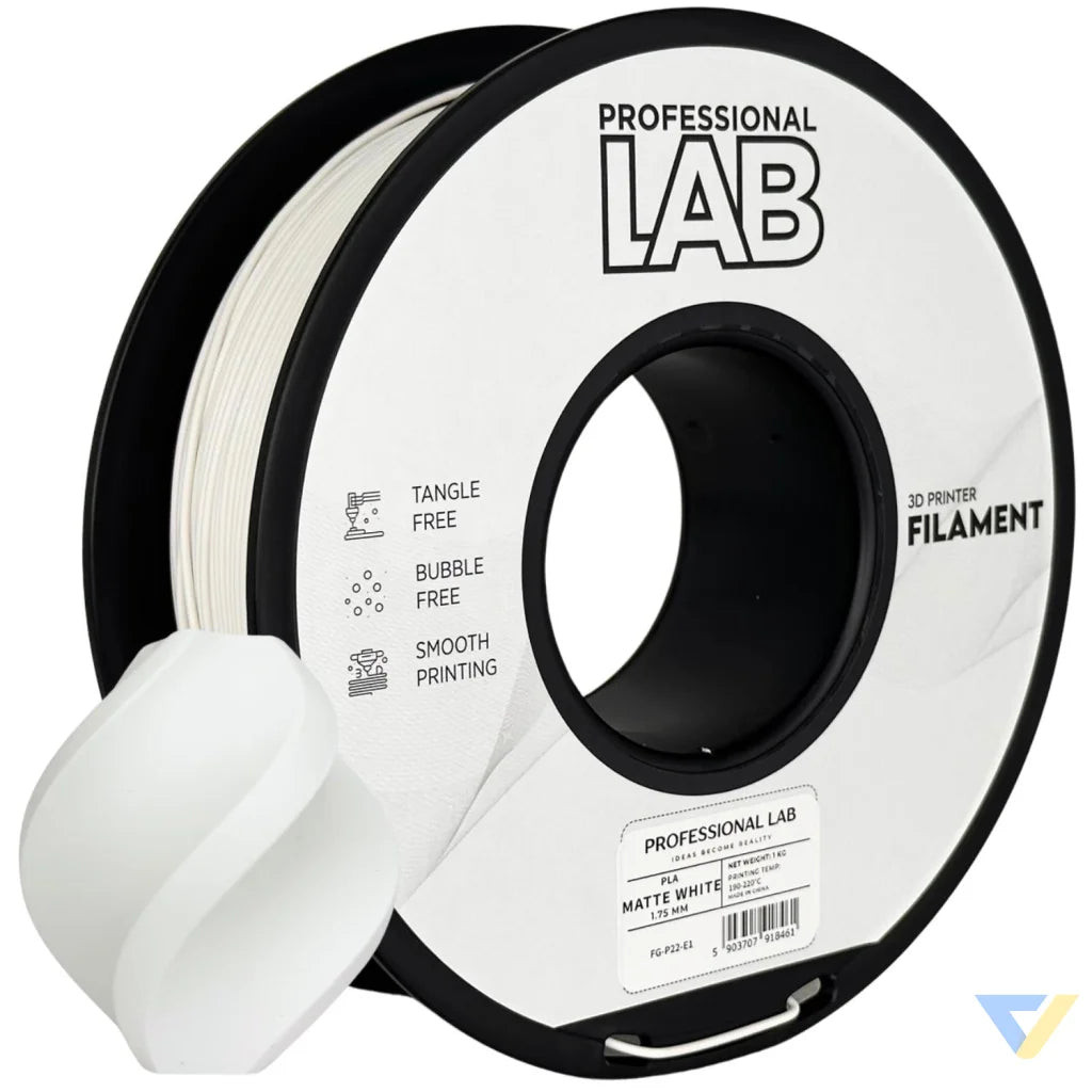 PLA Matte has a low-gloss, elegant finish that helps hide layer lines and improves the visual quality of prints, ideal for presentation and models.