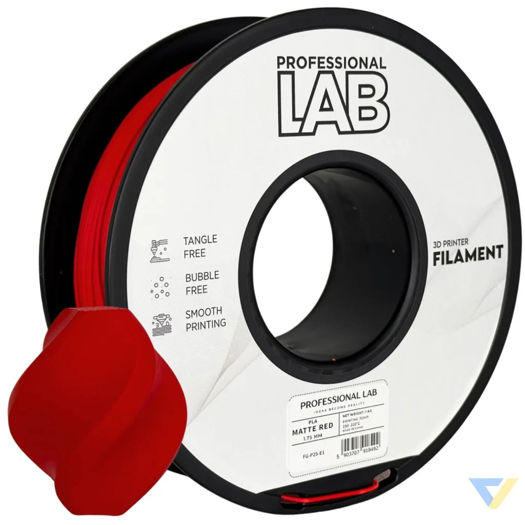 PLA Matte has a low-gloss, elegant finish that helps hide layer lines and improves the visual quality of prints, ideal for presentation and models.