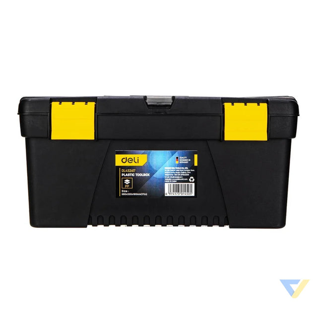 Plastic Tool Box Deli Tools EDL432417 15’’ (yellow) Tool bags and cases