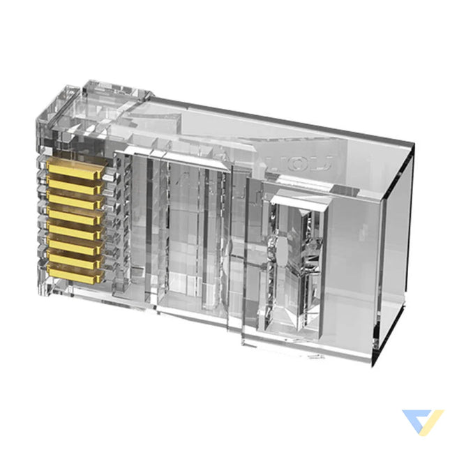 Plug RJ45 CAT6 UTP Connector Vention IDDR0 100 Transparent 100 pcs. Other