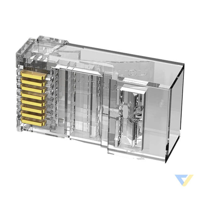 Plug RJ45 CAT6 UTP Connector Vention IDDR0 100 Transparent 100 pcs. Other