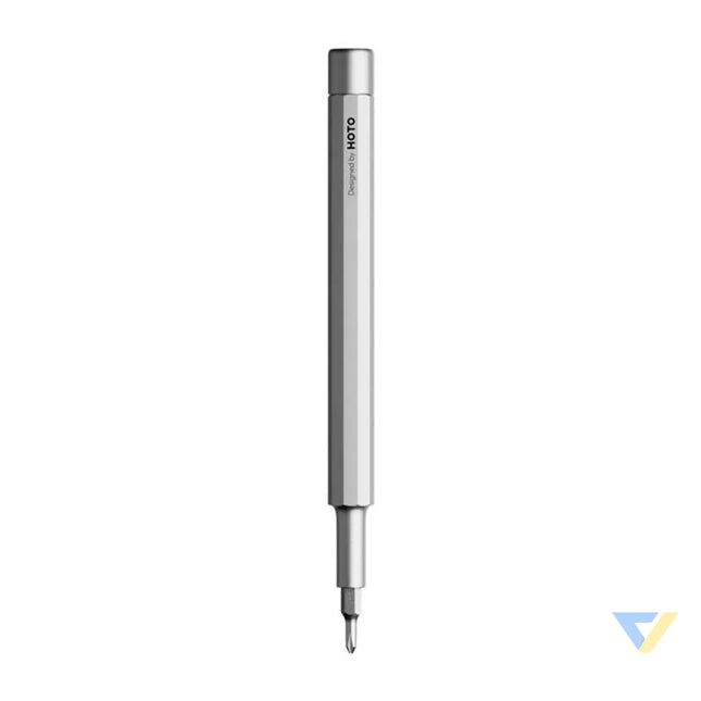 Pocket precision screwdriver and fountain pen 5 in 1 HOTO QWLSD013 (silver) Screwdrivers