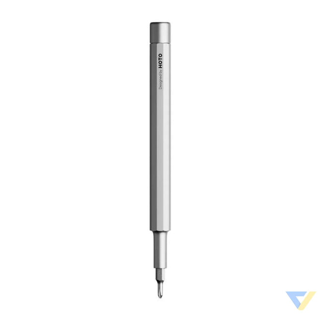 Pocket precision screwdriver and fountain pen 5 in 1 HOTO QWLSD013 (silver) Screwdrivers