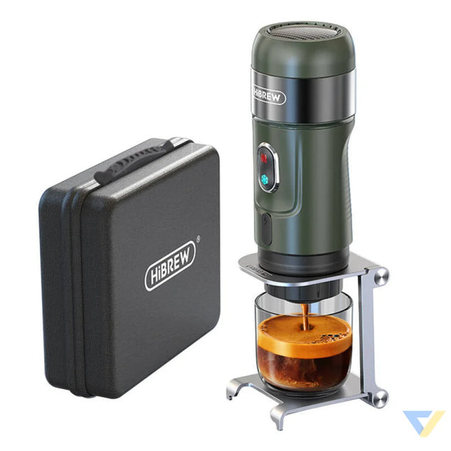 Portable 3 in 1 coffee maker with case HiBREW H4B_GN Coffee makers