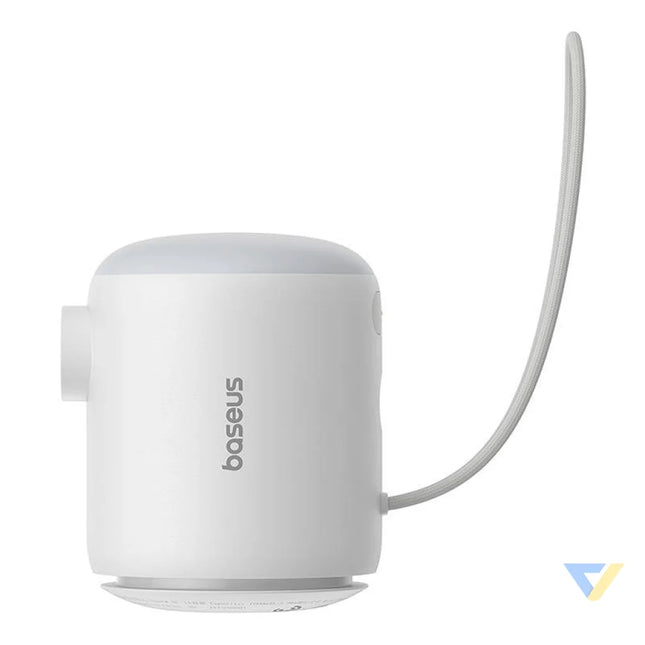 Portable Air Pump Baseus PocketGo (White) Camping