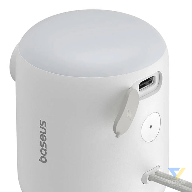 Portable Air Pump Baseus PocketGo (White) Camping